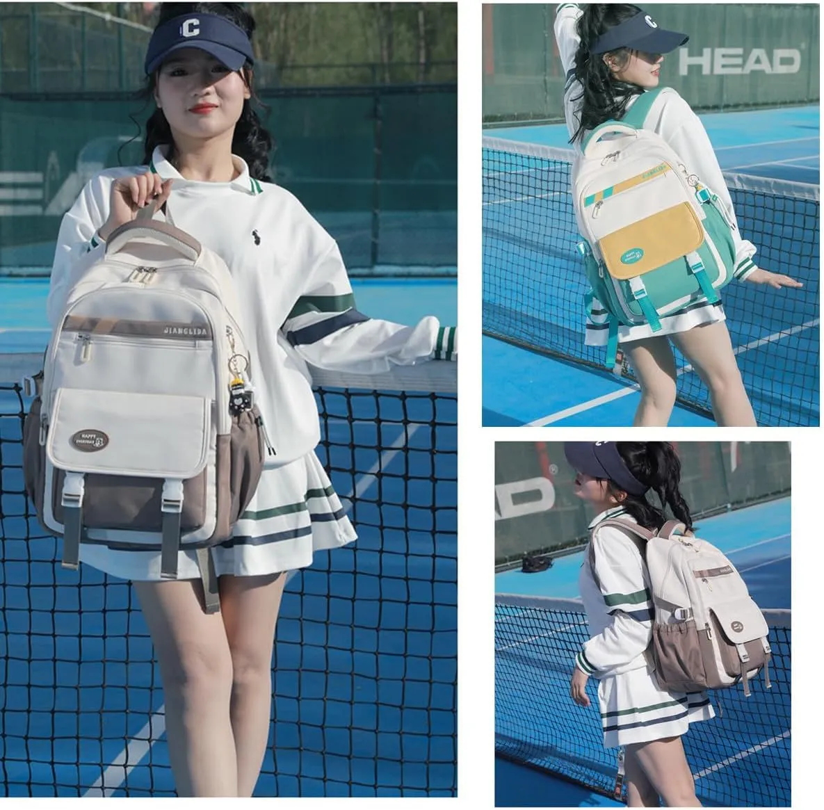 VIDOSCLA Teen Girls' Backpack for School Backpack for Teens Middle School Students Bookbag