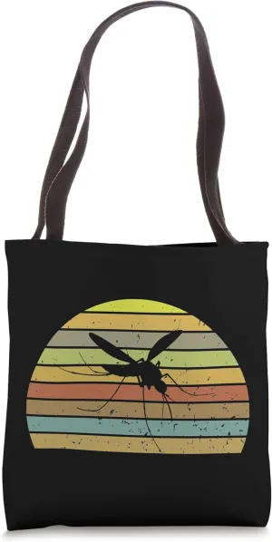 Vintage Mosquito Retro Mosquito Bite 80s 90s Tote Bag