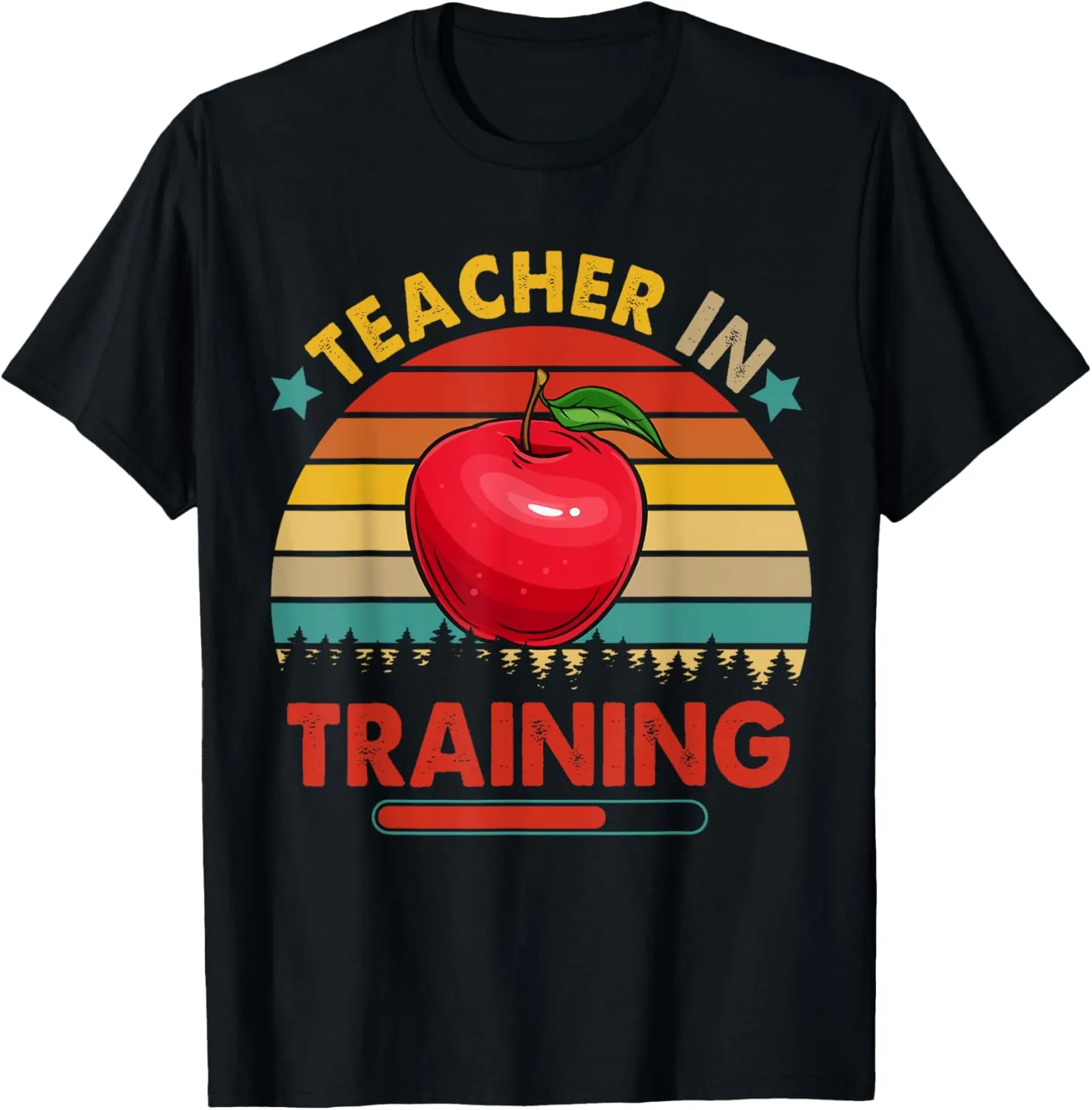 Vintage Retro Teacher In Training Costume Proud Future Job T-Shirt