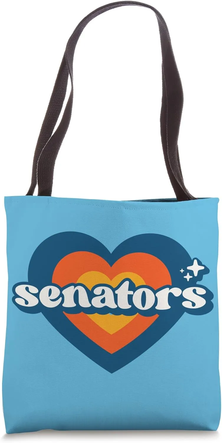 Vintage Senators High School Spirit Go Senators Pride Tote Bag