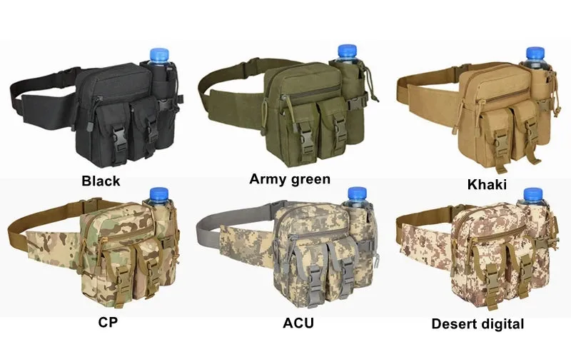 Vintage Tactical Nylon Waist Pack Hiking Vintage Bag