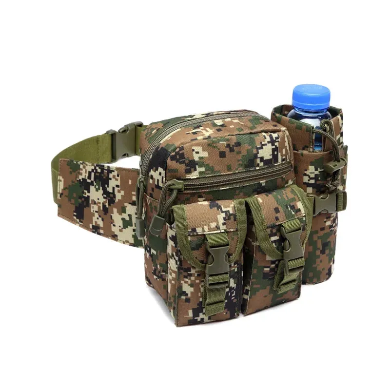 Vintage Tactical Nylon Waist Pack Hiking Vintage Bag