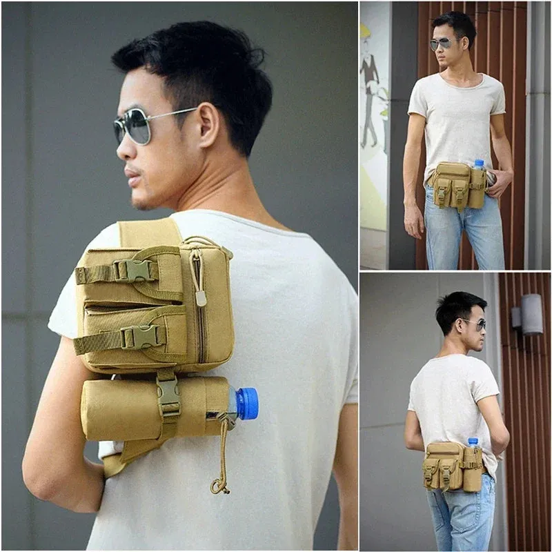 Vintage Tactical Nylon Waist Pack Hiking Vintage Bag