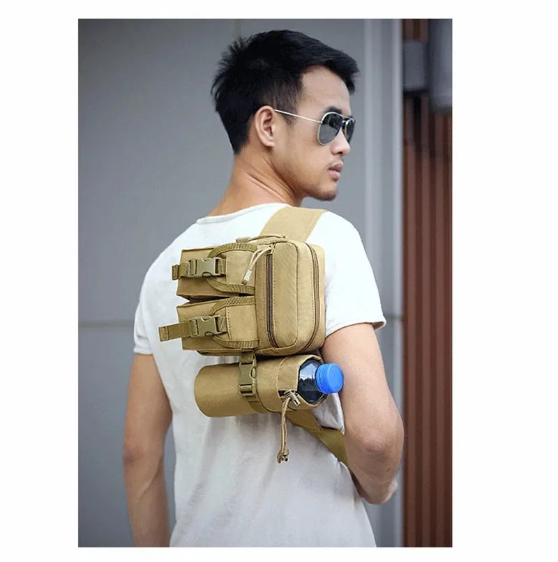 Vintage Tactical Nylon Waist Pack Hiking Vintage Bag