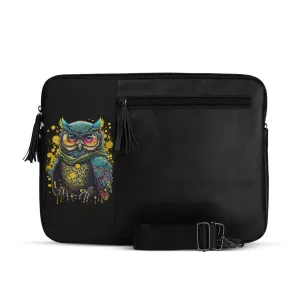 Vivid Laptop Sleeve Glassy Owl