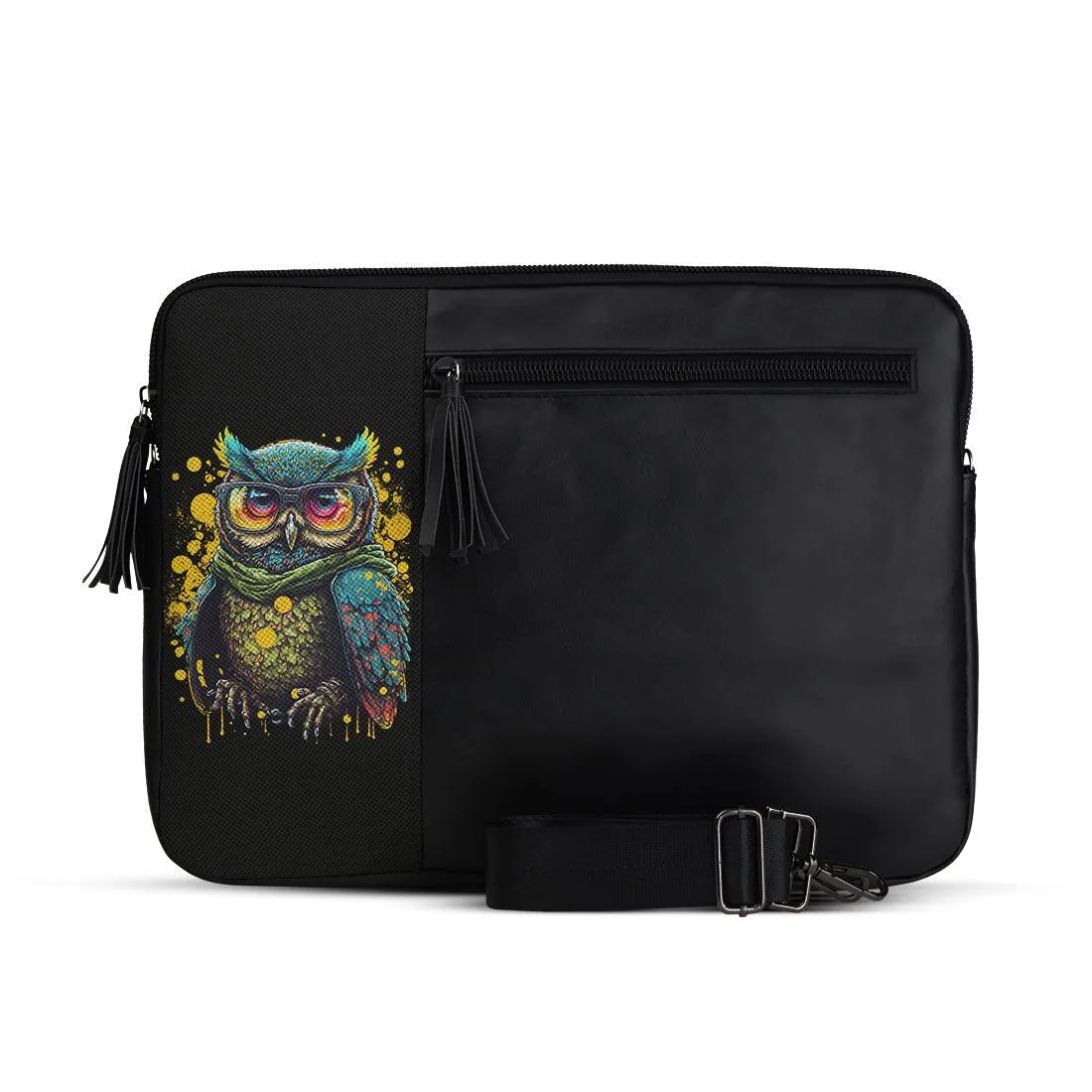 Vivid Laptop Sleeve Glassy Owl