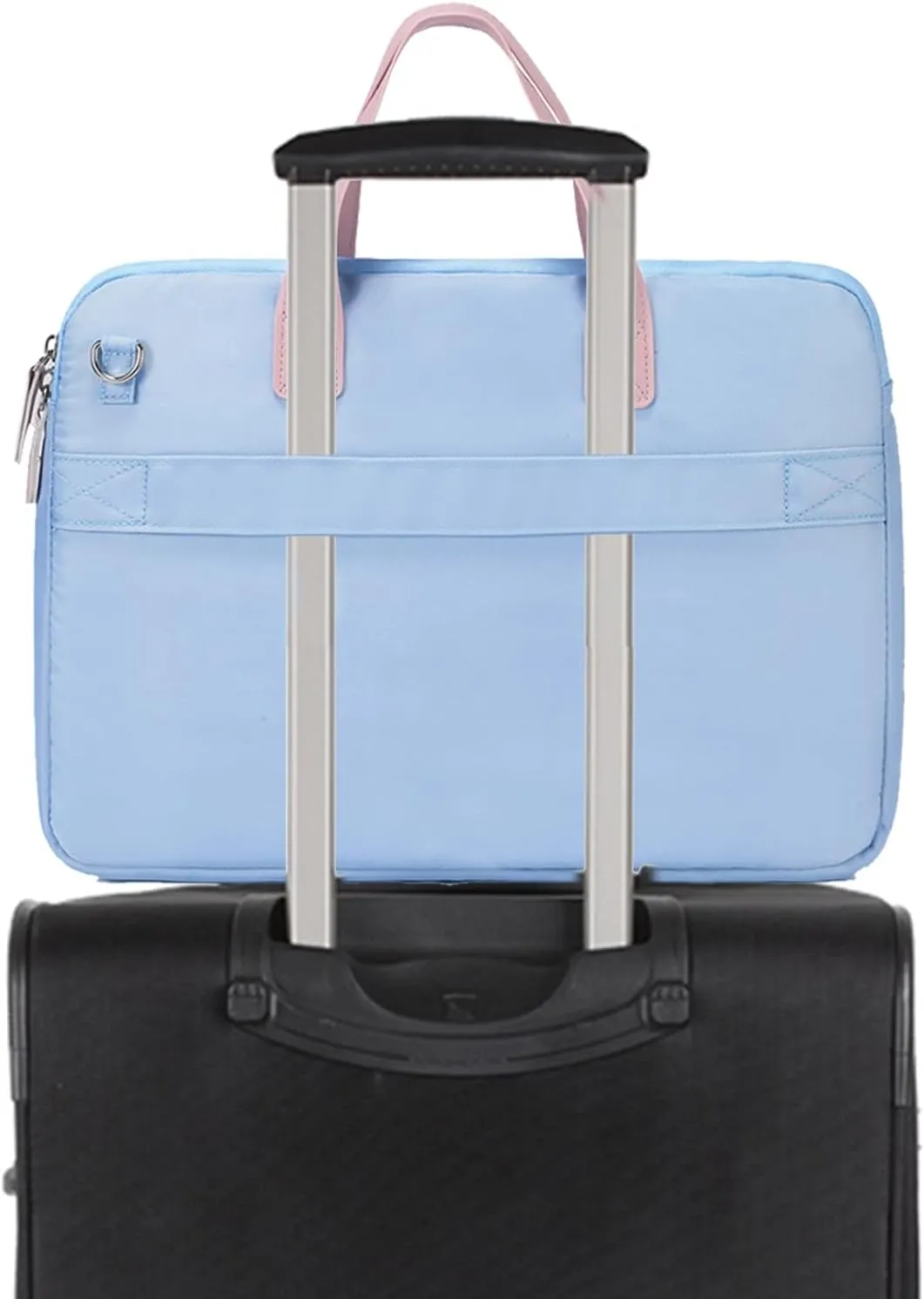 VODIU 14 15.6 16 inch Laptop Case, Basics Laptop Bag with Compartment, Carrying Briefcase Messenger Bag with Strap,Pocket