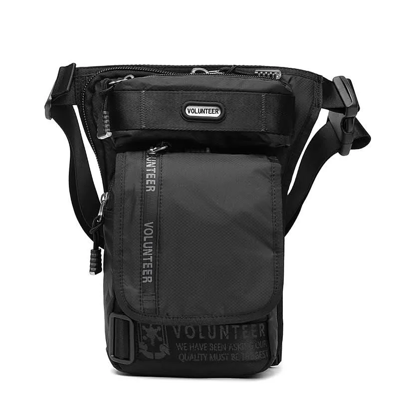 Volunteer Men’s Outdoor Sports Waist & Leg Bag – Durable Nylon Oxford Mountaineering Bag