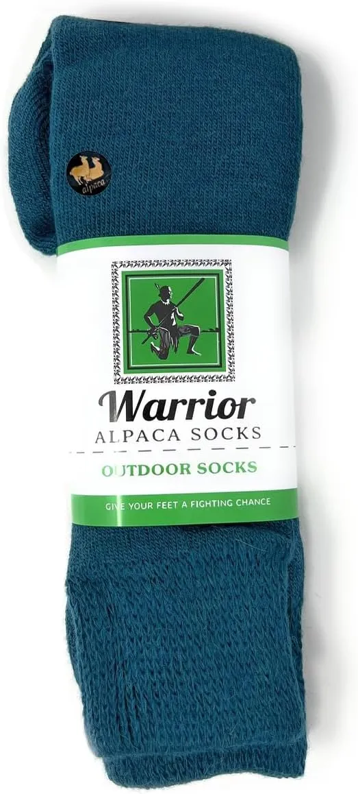 WARRIOR ALPACA SOCKS - Outdoor Alpaca Wool Socks, Terry Lined with Comfort Band Opening For Men And Women