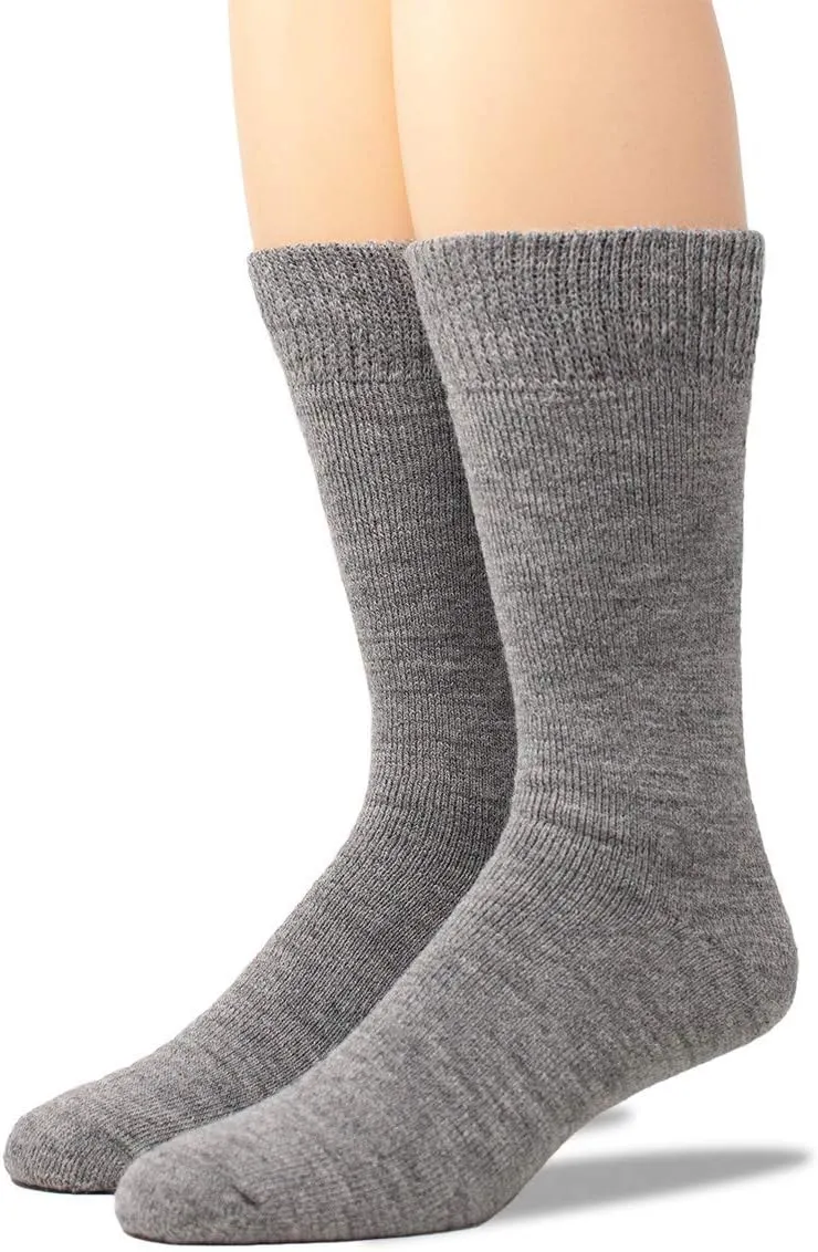 WARRIOR ALPACA SOCKS - Outdoor Alpaca Wool Socks, Terry Lined with Comfort Band Opening For Men And Women