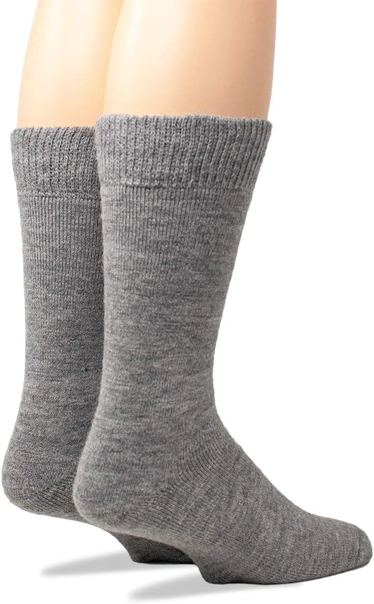 WARRIOR ALPACA SOCKS - Outdoor Alpaca Wool Socks, Terry Lined with Comfort Band Opening For Men And Women