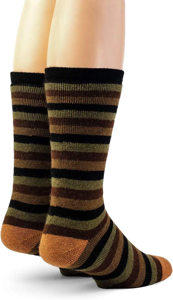 WARRIOR ALPACA SOCKS - Outdoor Alpaca Wool Socks, Terry Lined with Comfort Band Opening For Men And Women
