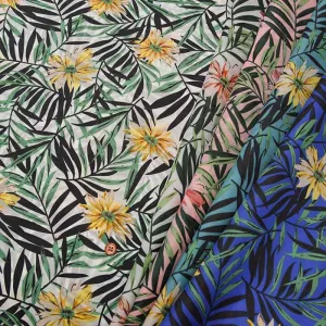 Water-Repellent 190T Nylon Taffeta Print Fabric - Resort