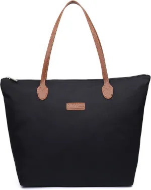 Water Resistant Light Weight Nylon Tote Bag Handbag