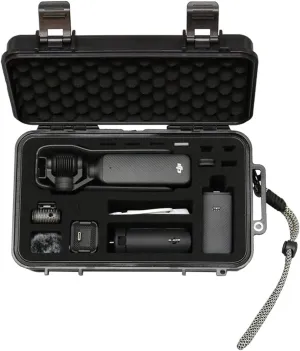Waterproof Hard Case Compatible with DJI Osmo Pocket 3/Creator Combo/Power Expansion Combo/DJI Pocket 3 Video Camera/Vlogging Camera and Accessories(Case & Foam Only)