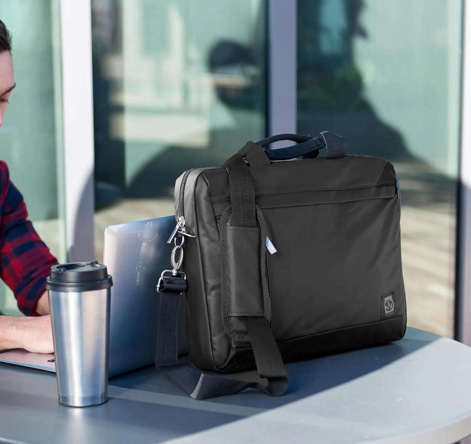 Waterproof Laptop Shoulder Bag for Acer Aspire 3/5/7/E 15, Nitro 5/7, Swift 3/5, Chromebook 15, ConceptD, Predator 15.6 Inch