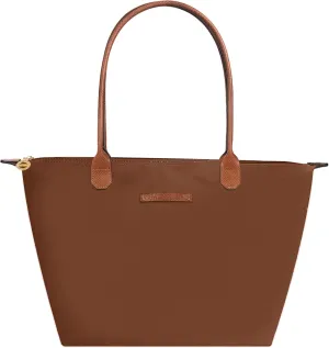 Waterproof Nylon Tote bag for Women Lightweight Designer Handbag with Zipper Stylish and Durable Purse