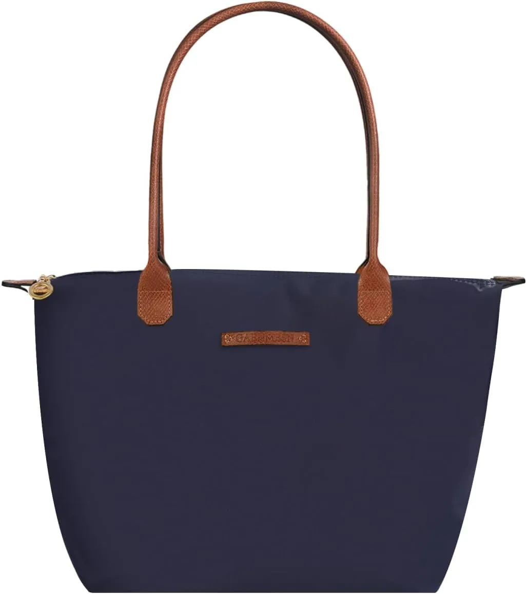 Waterproof Nylon Tote bag for Women Lightweight Designer Handbag with Zipper Stylish and Durable Purse