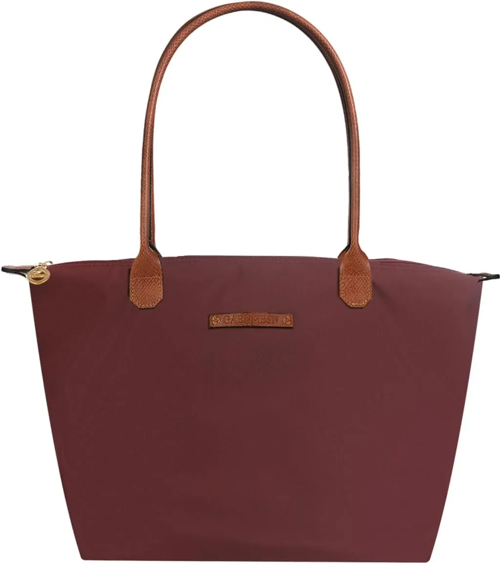 Waterproof Nylon Tote bag for Women Lightweight Designer Handbag with Zipper Stylish and Durable Purse