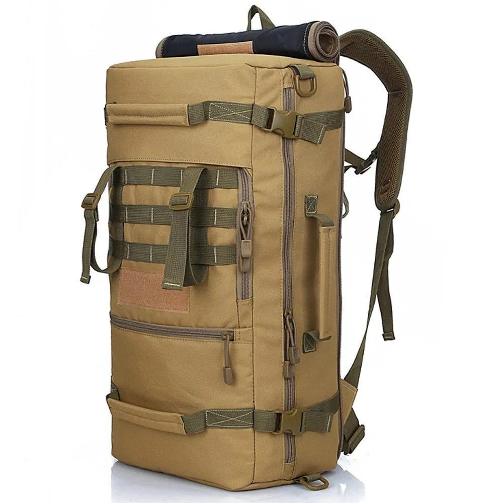 Waterproof Outdoor 50L Bag Army Tactical Military Backpack