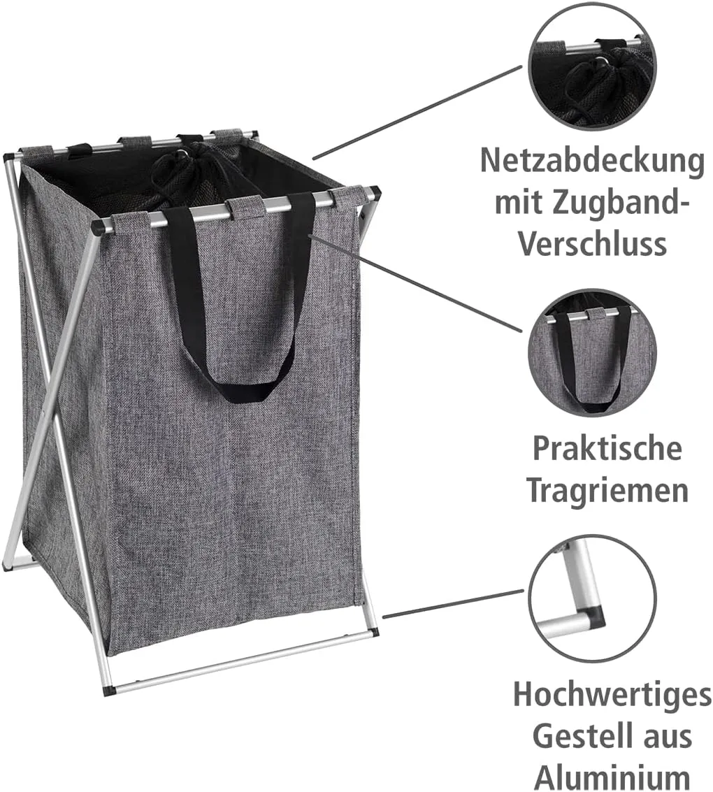 Wenko Uno Laudry Bag, Gray