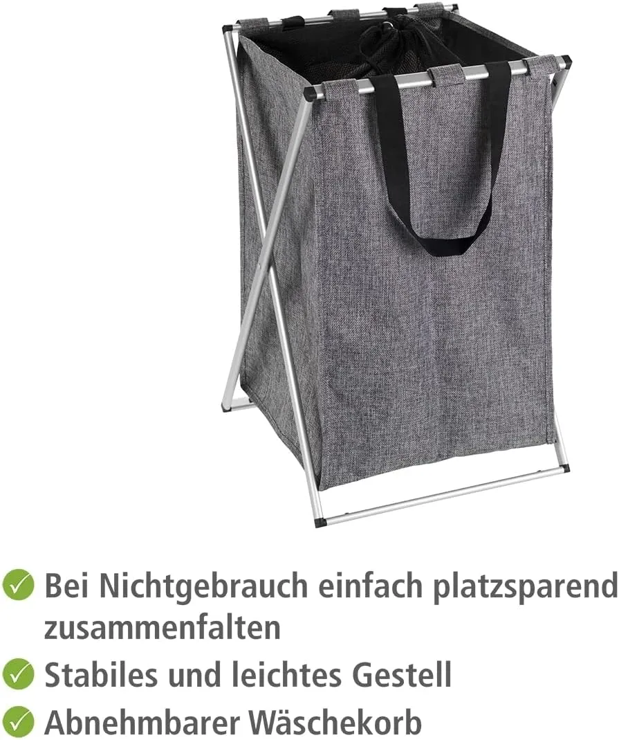 Wenko Uno Laudry Bag, Gray