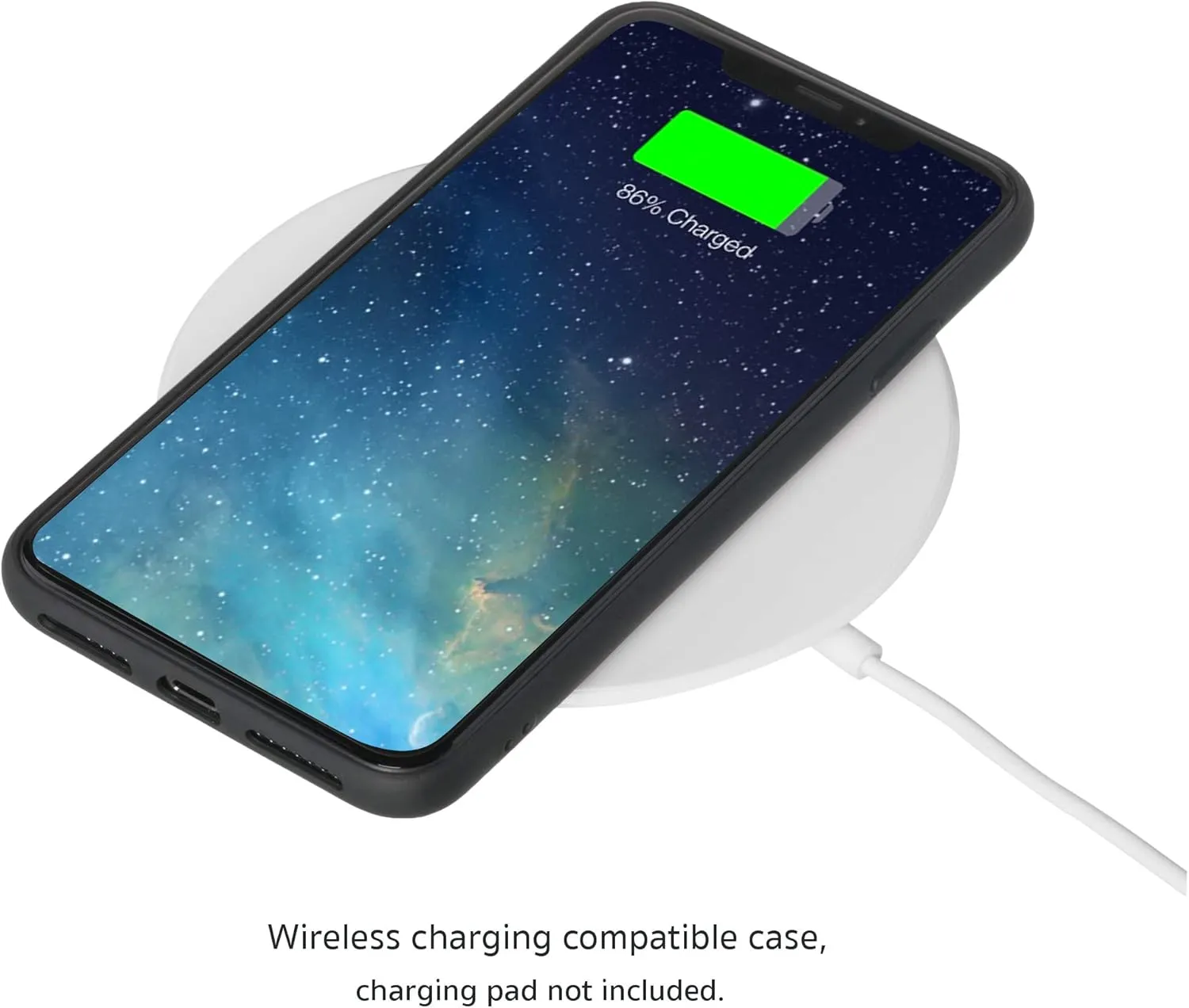 Wilken Wallet Case with Detachable Magnetic Phone Case Compatible with iPhone 14 Plus | Compatible with MagSafe & Wireless Charging | Top Grain Leather | Custom Metal Buttons (14 Plus, Black)