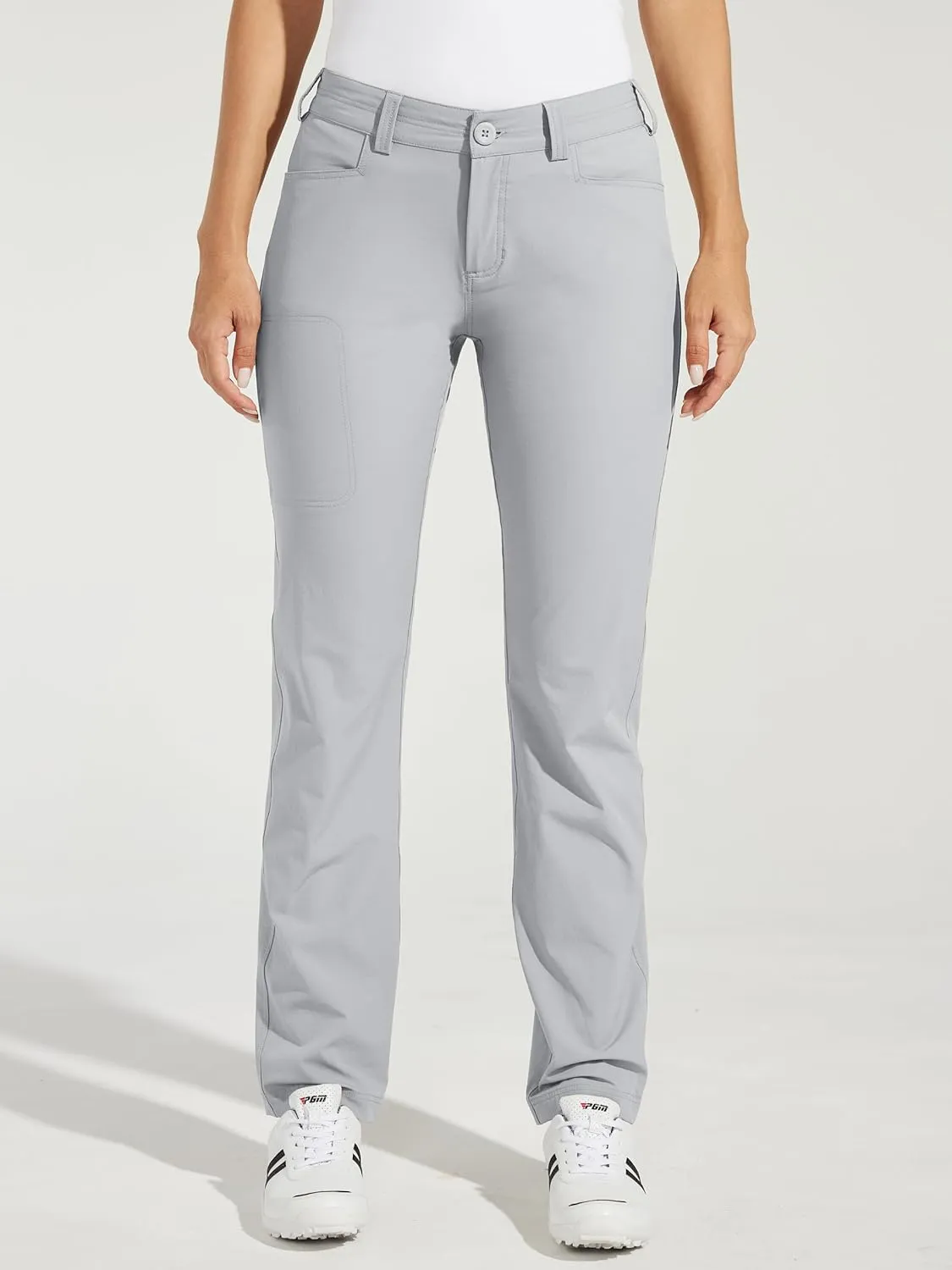 Willit Women's Golf Pants Hiking Pants Quick Dry Lightweight Outdoor Casual Pants with Pockets Water Resistant