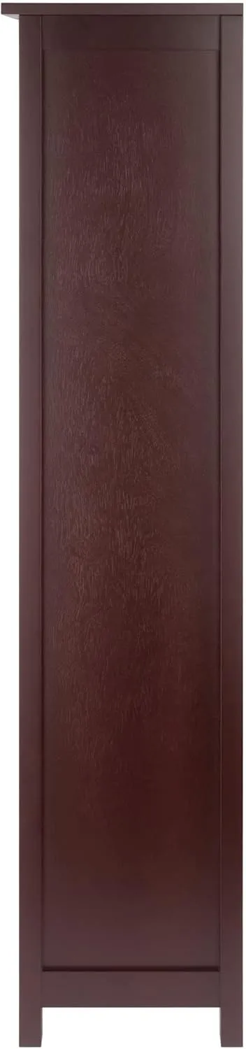 Winsome Verona Storage/Organization, 4 Small, Walnut/Black