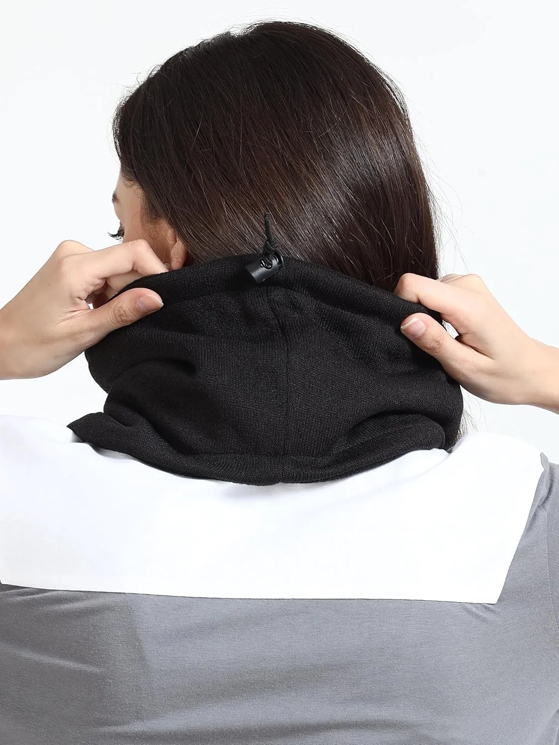 Winter Neck Warmer for Women, Ski Neck Gaiter Face Scarf, Fleece Gaiter Mask, Thick Windproof Scarf for Women