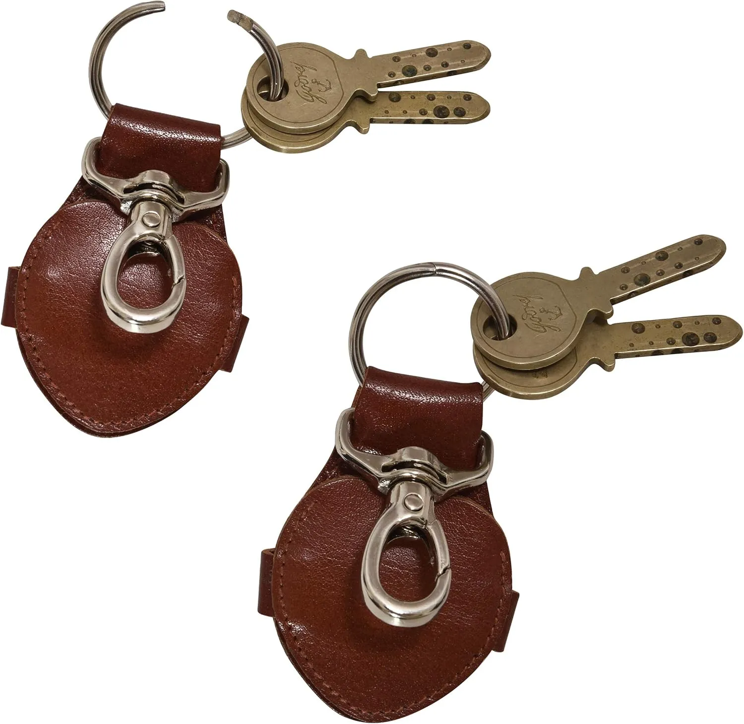 Wise Owl Accessories 3D Leather Keychain Cute Heart Shape Valentine Gift