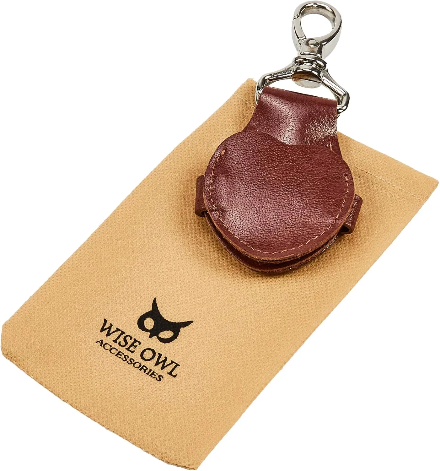 Wise Owl Accessories 3D Leather Keychain Cute Heart Shape Valentine Gift