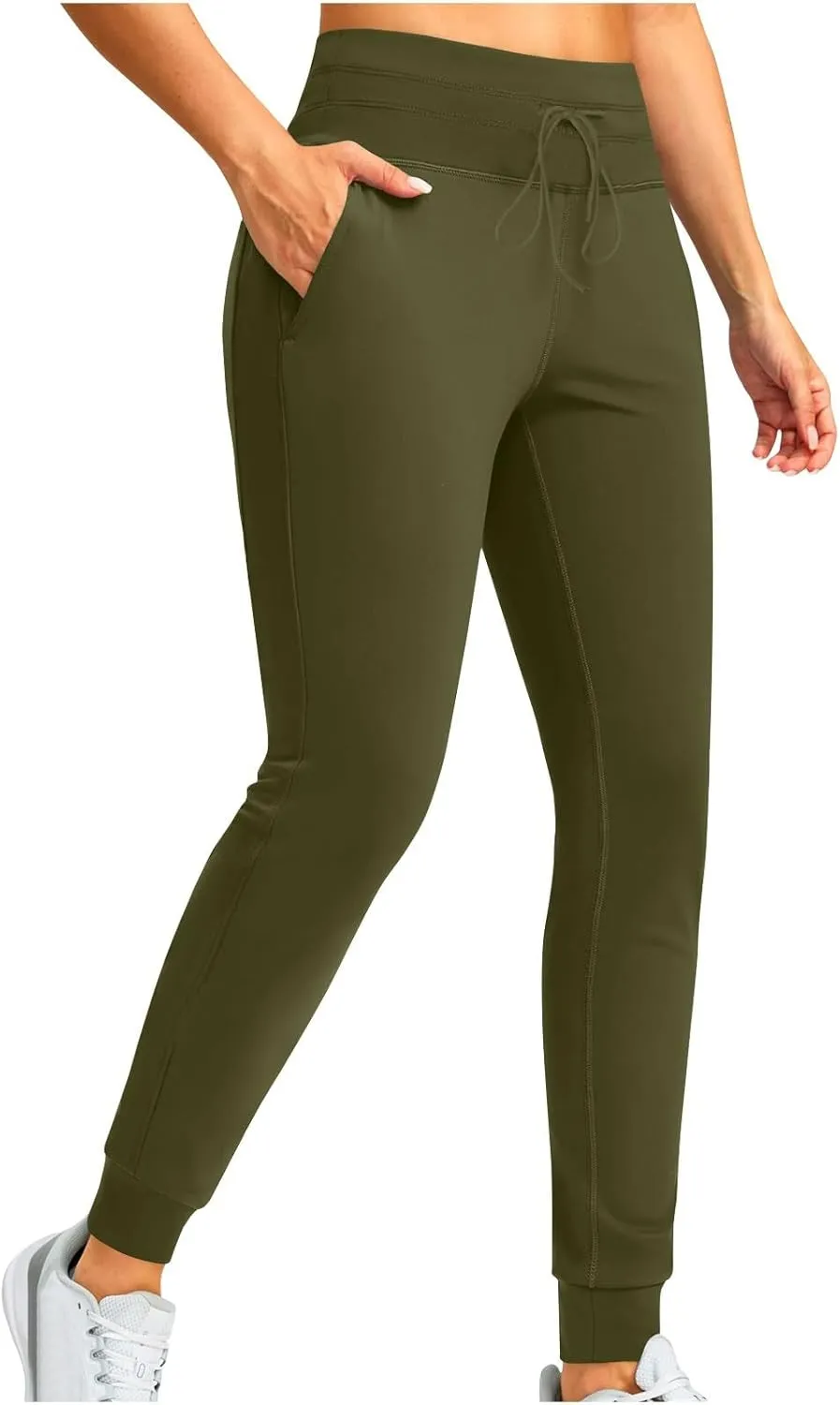 Women Fleece Lined Leggings Thermal Winter Warm Tights High Waisted Yoga Pants Winter Clothes with Pockets