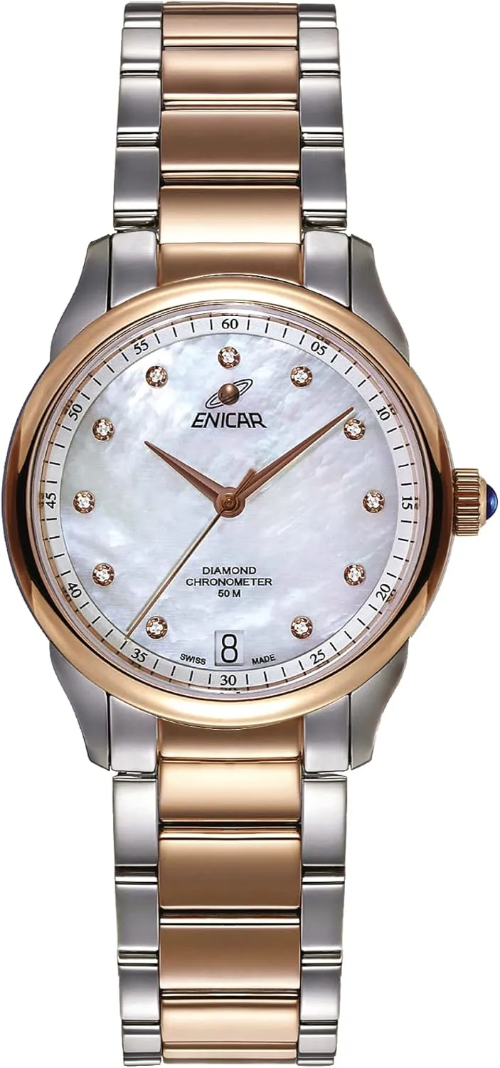 Women's Swiss COSC Automatic Chronometer Watch (Model No.: 3265-50-361GCH)