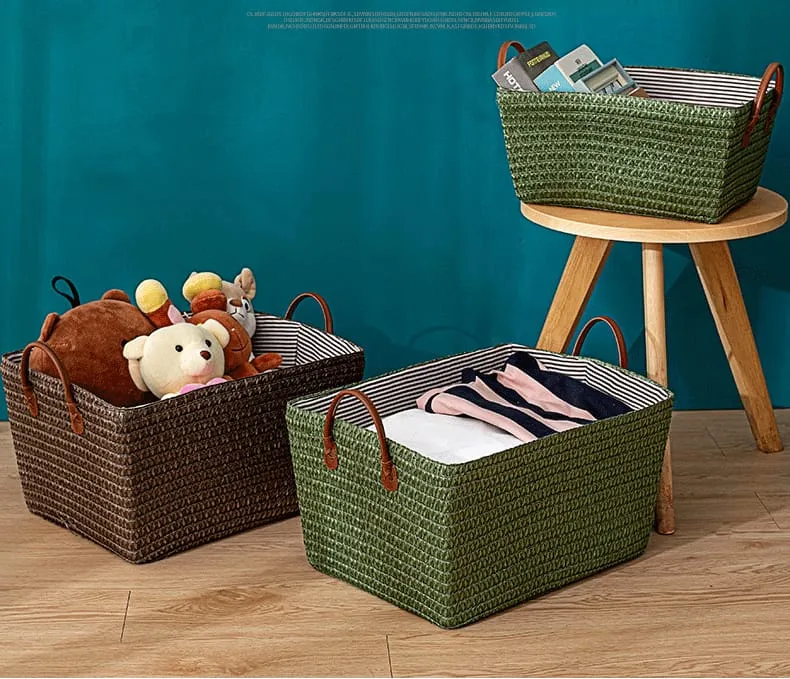 Wooven storage Basket Organizer