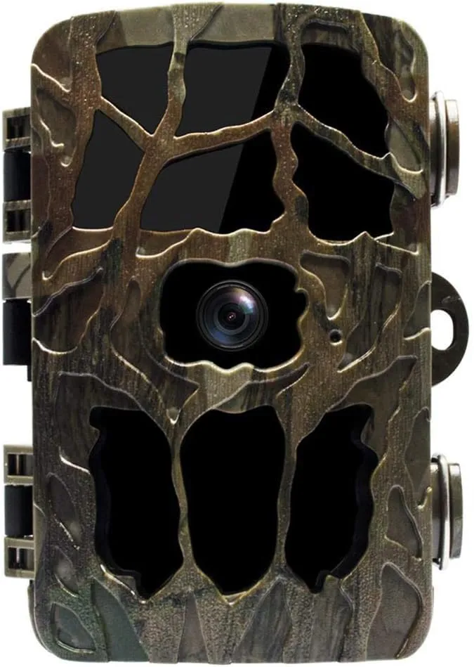 WYYHAA Trail Camera/HD Wildlife Camera with 20MP 4K 1080P IR Night Vision 0.2s Trigger Speed 2.4" LCD IR LEDs IP66 Waterproof for Wildlife Monitoring Garden Home Security Surveillance