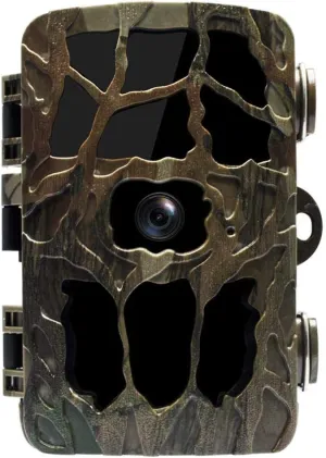 WYYHAA Trail Camera/HD Wildlife Camera with 20MP 4K 1080P IR Night Vision 0.2s Trigger Speed 2.4" LCD IR LEDs IP66 Waterproof for Wildlife Monitoring Garden Home Security Surveillance