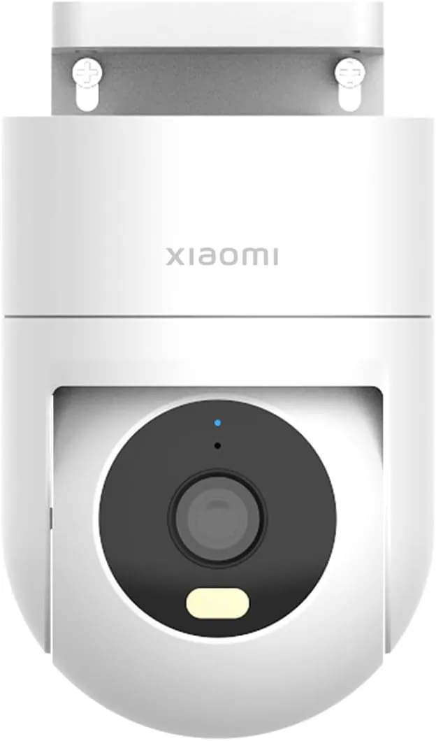 Xiaomi Outdoor Camera CW400, 4MP with Large Aperture, 2.5K Ultra-Clear Picture Quality, Smart Full-Colour Night Vision, IP66 Water Resistance, Dual-Antenna Network, Two-Way Voice Support, White