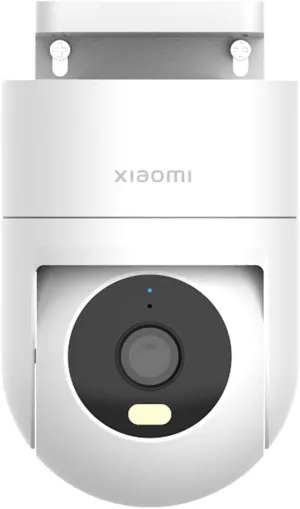 Xiaomi Outdoor Camera CW400, 4MP with Large Aperture, 2.5K Ultra-Clear Picture Quality, Smart Full-Colour Night Vision, IP66 Water Resistance, Dual-Antenna Network, Two-Way Voice Support, White