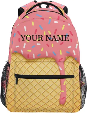 xigua Custom School Backpack Large Bookbags for Students Girls Boys Teen Women Men,Laptop Shoulder Bag Casual Travel Hiking Camping Sports 16 Inch Daypack