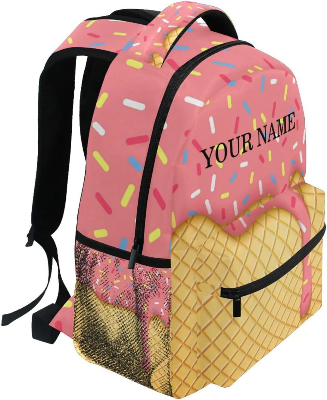 xigua Custom School Backpack Large Bookbags for Students Girls Boys Teen Women Men,Laptop Shoulder Bag Casual Travel Hiking Camping Sports 16 Inch Daypack