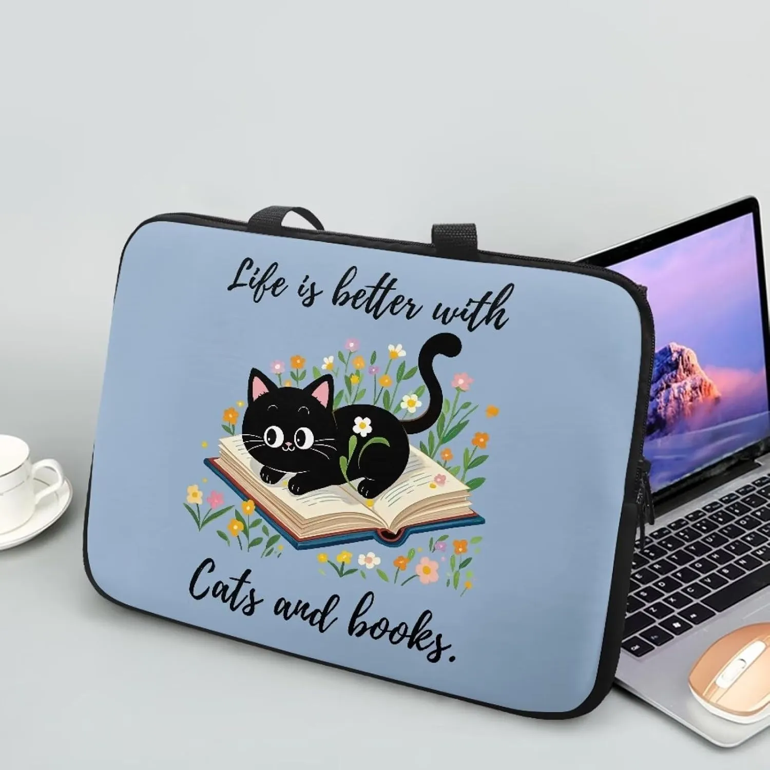 Xoenoiee Laptop Carrying Case Portable Laptop Bag Compatible with Laptop Computer Waterproof for Women Men