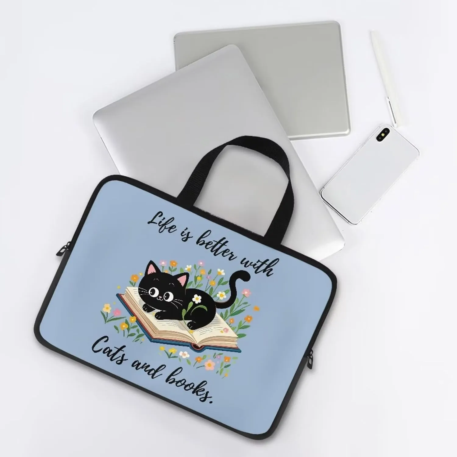 Xoenoiee Laptop Carrying Case Portable Laptop Bag Compatible with Laptop Computer Waterproof for Women Men