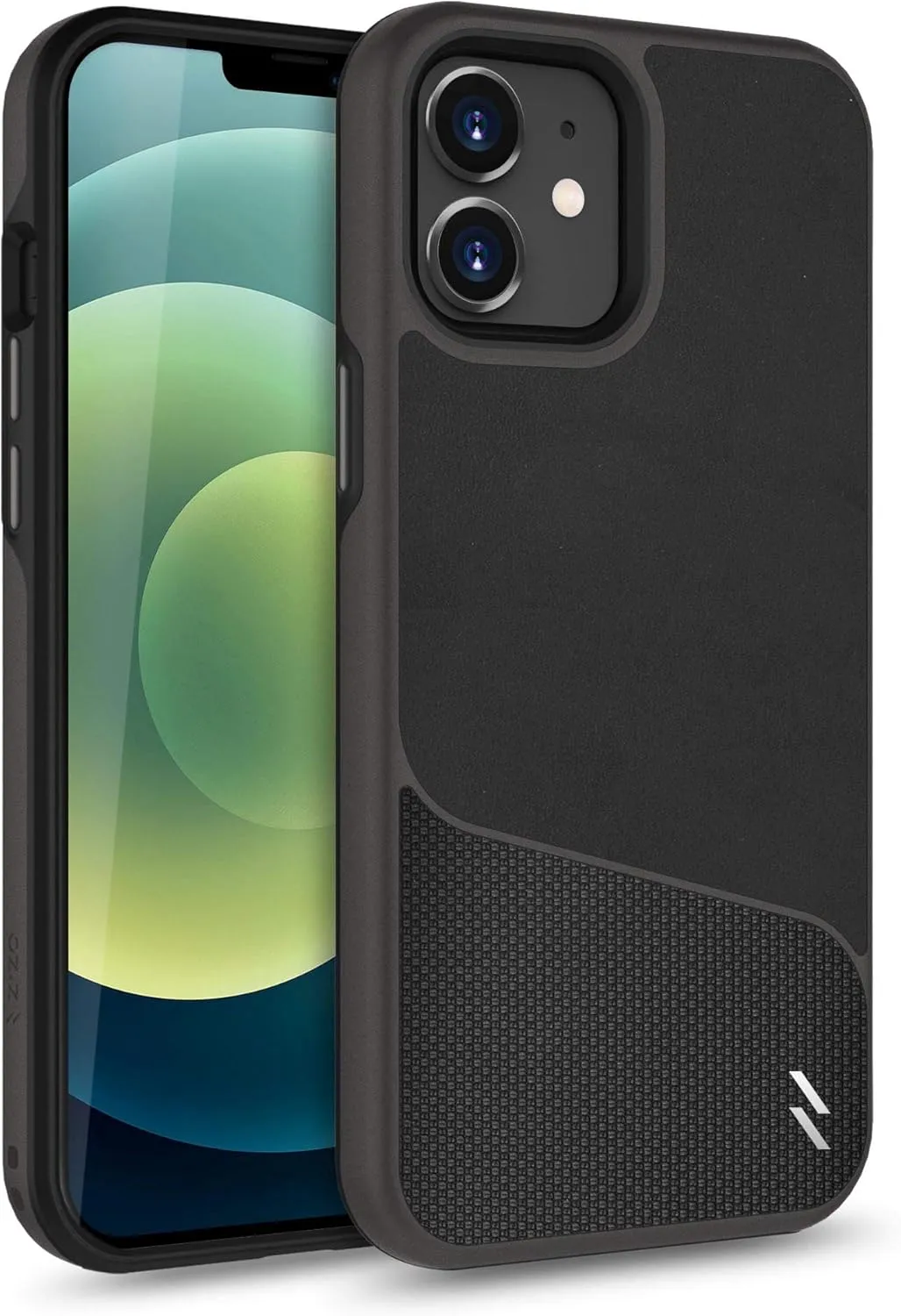ZIZO Division Series for iPhone 12 Mini Case - Sleek Modern Protection - Nylon Black