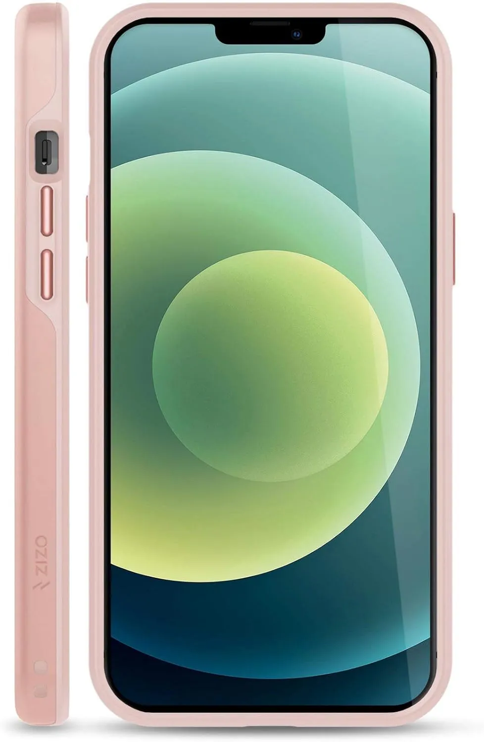 ZIZO Division Series for iPhone 12 Mini Case - Sleek Modern Protection - Rose Gold