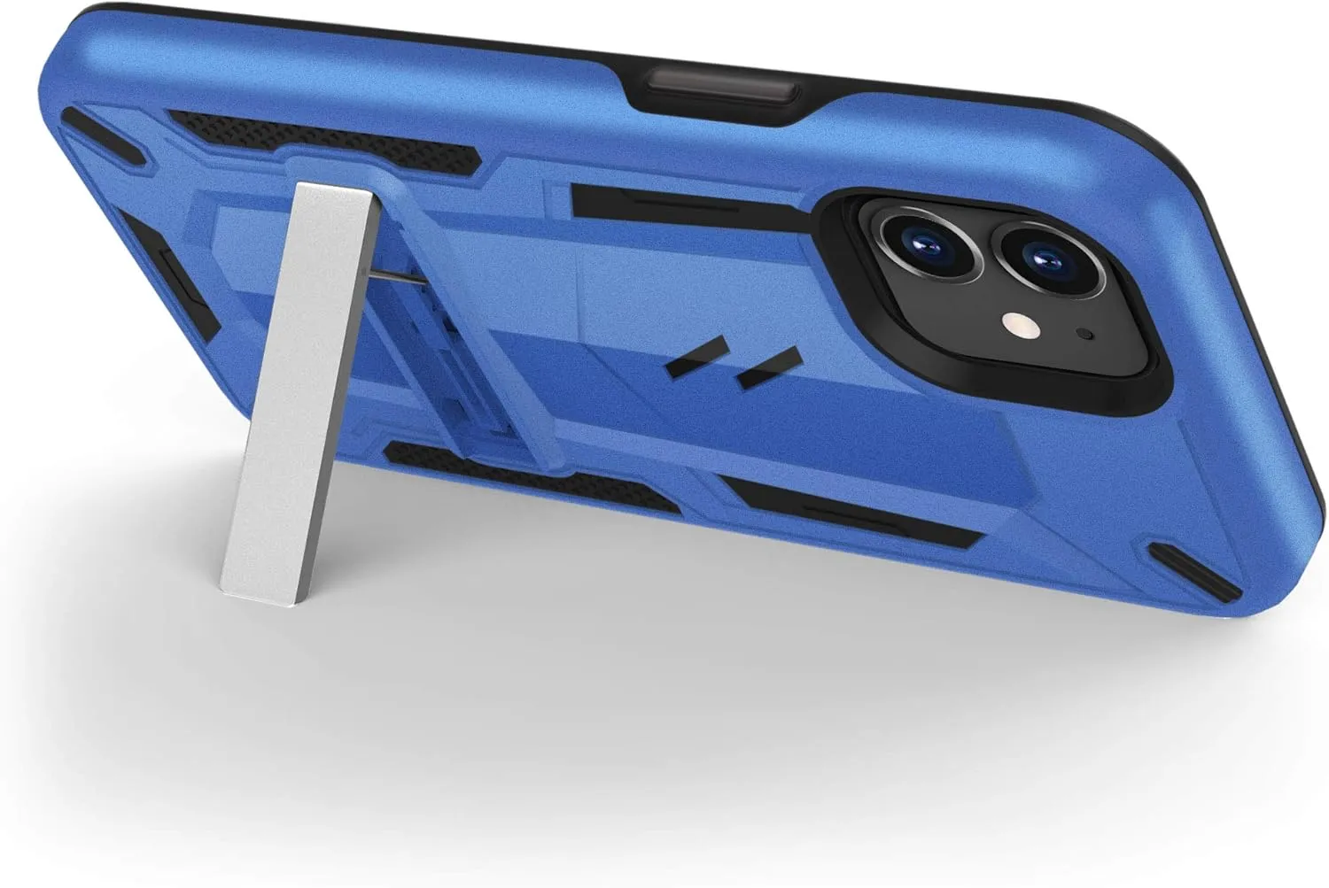 ZIZO Transform Series for iPhone 12 Mini Case - Rugged Dual-Layer Protection with Kickstand - Blue