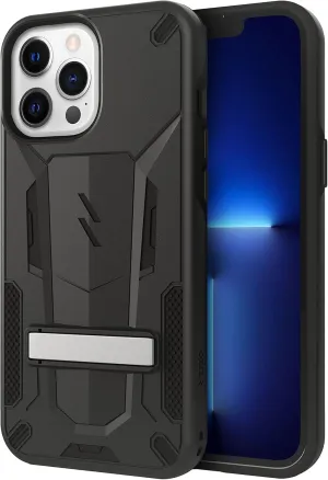 ZIZO Transform Series for iPhone 13 Pro Case - Rugged Dual-Layer Protection with Kickstand - Black