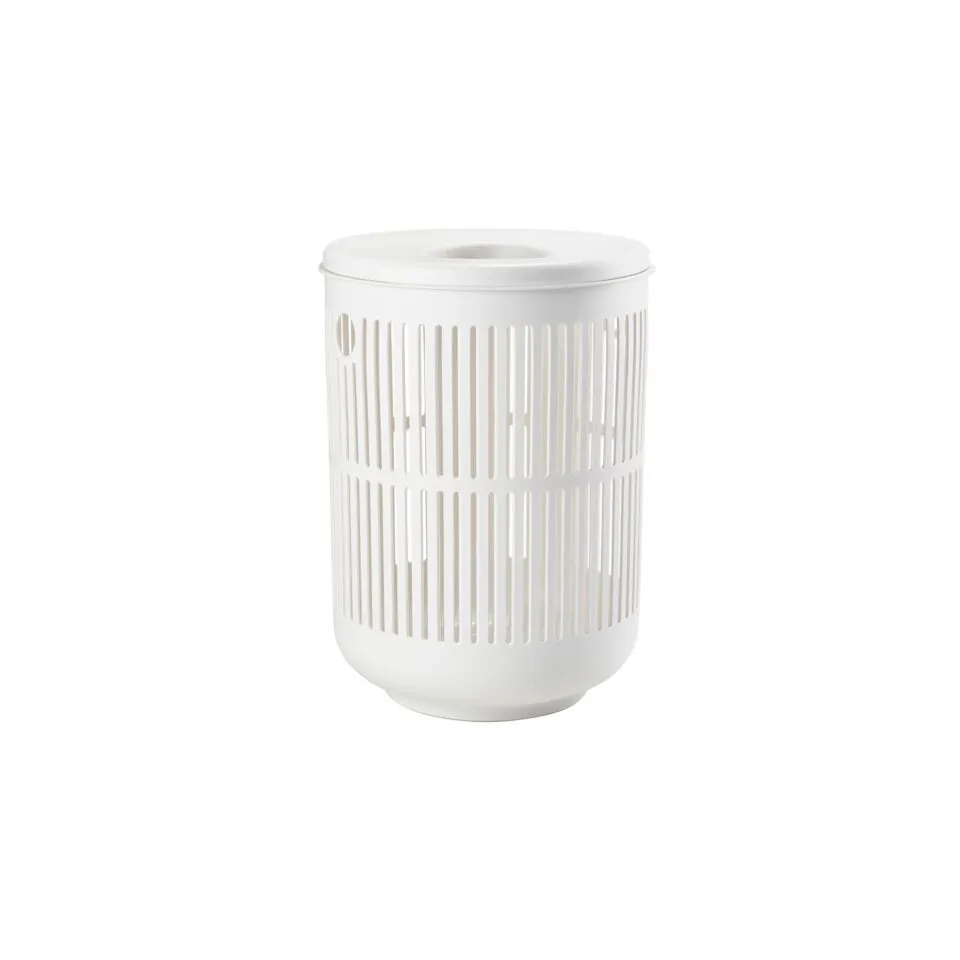 ZONE DENMARK Ume Laundry Basket 60L with Lid (White)