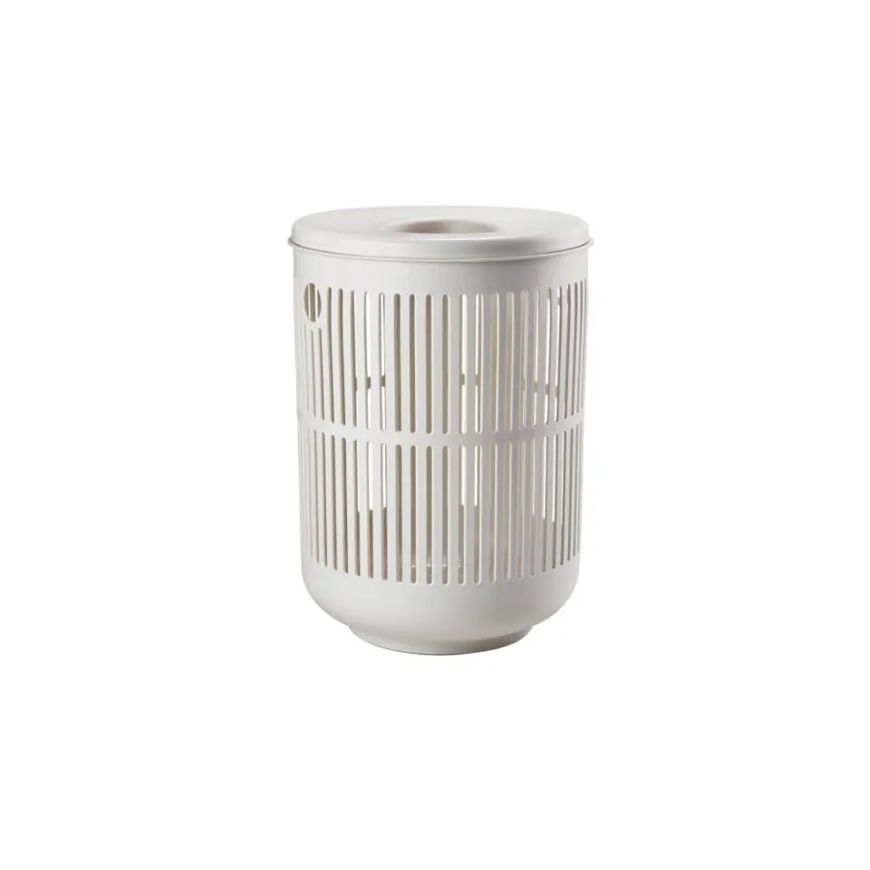 ZONE DENMARK Ume Laundry Basket 60L w/Lid, Soft Grey